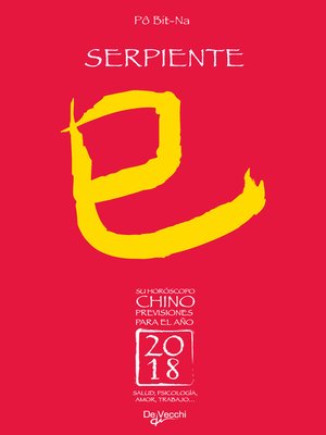 cover image of Su horóscopo chino. Serpiente